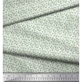 thumbnail image 2 of Soimoi Green Cotton Voile Fabric Garlic Vegetable Print Fabric by the Yard 42 Inch Wide, 2 of 3