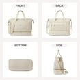thumbnail image 7 of Weekender Bags for Women Carry On Bag Travel Duffel Overnight Duffle Bag with Shoe Compartment 2Pcs Set, 7 of 7