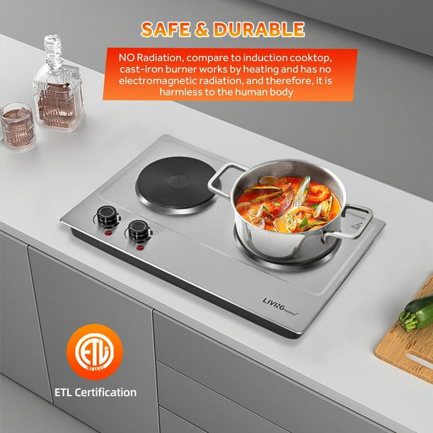 Luernas Plaque De Cuisson Grill Électrique Hot Pot Barbecue 2-En-One Luernas Plaque De Cuisson Grill Électrique Hot Pot Barbecue 2-En-One