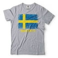 thumbnail image 5 of Mens Sweden Patriotic Flag Shirt Sweden Flag Tee Swedish Gifts Sweden National Country Tee (Medium Black), 5 of 6
