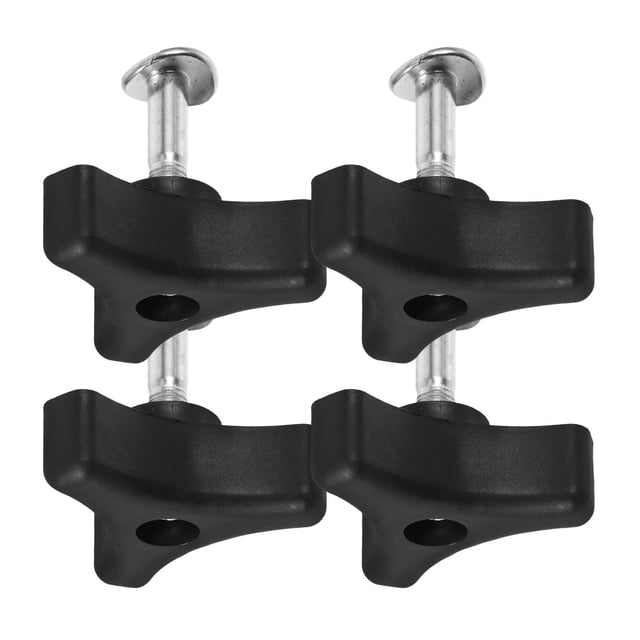 WRITWAA 4Jgo Accesorios De Manillar Para Cortacésped Con Tornillos Y Perillas Negras Y Portátiles