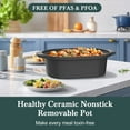 thumbnail image 5 of Programmable Slow Cooker Removable Healthy Nonstick Pot - Small Kitchen Appliance for Family Dinners - Serves 6+ People, 5 of 5