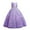 Purple, variant on Odeerbi Girls Dresses Flower Girl Dress Children Dress No Sleeve Princess Dress Snowflake Pattern Printed Net Yarn Long Dress Canonicals