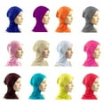 thumbnail image 4 of Under Scarf Hat Cap Bone Bonnet Ninja Hijab Islamic Neck Cover Muslim Hat L38, 4 of 5
