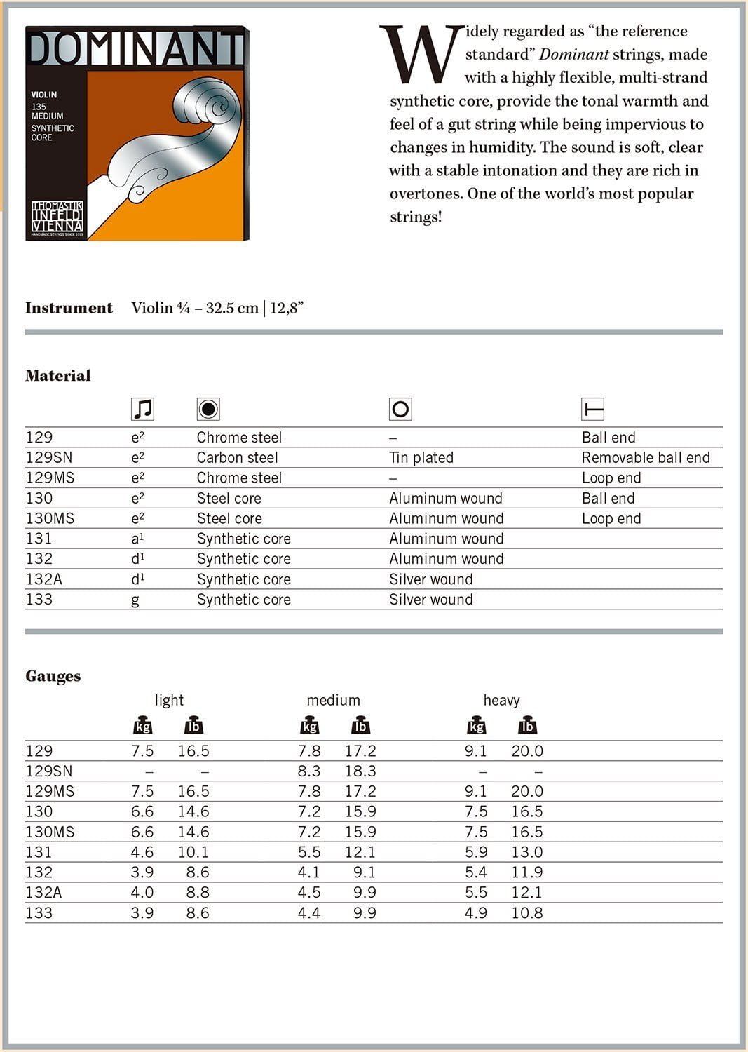 Dominant Violin A