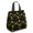Softballs and Text, variant on Softballs and Text Black Pattern Insulated Lunch Bag for Women Men, Large Portable Soft Cooler Tote, Thermal Food Storage Bag with Pearl Cotton, 8.66L, 8.75"x5.75"x9.5"
