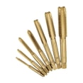 thumbnail image 2 of Juego de de roscar métricos para máquina, brocas rectas y estriadas para roscar tuberías., 2 of 8