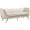 Cream, variant on Pemberly Row Modern / Contemporary Cognac Velvet Sofa in Mahogany