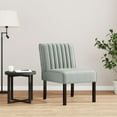 thumbnail image 1 of vidaXL Slipper Chair Light Grey Velvet, 1 of 5