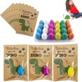 thumbnail image 4 of HaoXun 36 Pcs Dinosaur Egg Hatching Cards - Valentine's Day Easter Growing Toy Set with Rubber Dinosaurs for Gift Exchange Party Favors and Group Activities, 4 of 7