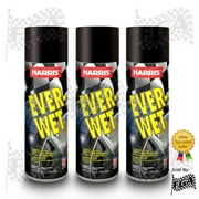 Harris Ever-Wet Aerosol Car Tire Shine Spray, Automotive Cleaners, 3 Pack