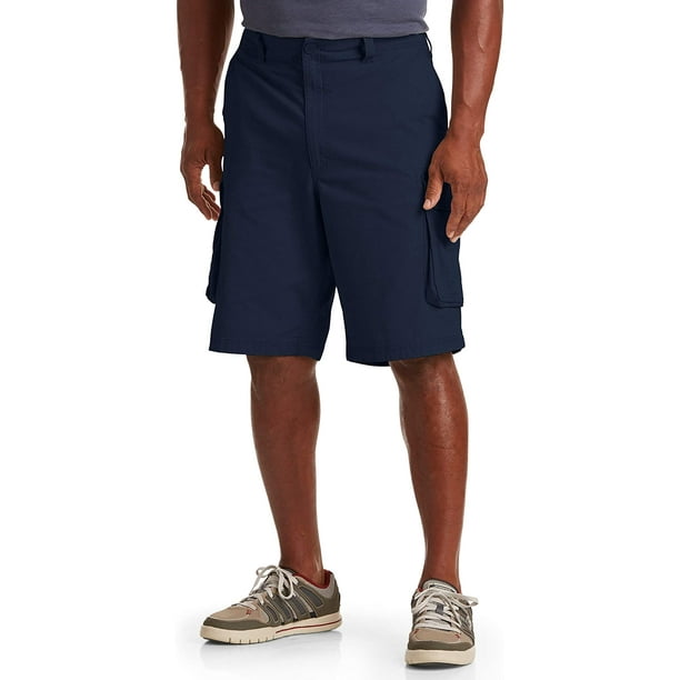 True Nation by DXL Big and Tall Stretch Cargo Shorts 
