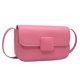 thumbnail image 1 of Sywqhk Bolso Bandolera De Pu De Color Caramelo A La Moda, Bolso Pequeño Para Mujer, Bolso De Hombro (Rosa) Sywqhk Para estrenar, 1 of 9