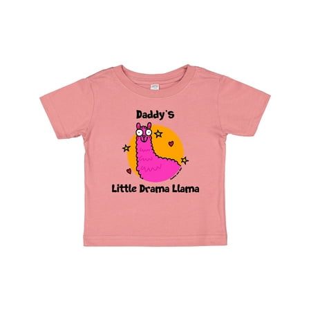 

Inktastic Daddy s little Drama Llama Boys or Girls Baby T-Shirt