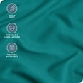 thumbnail image 4 of Bare Home Pillowcase Set - Premium 1800 Collection - Double Brushed - Ultra Soft - King Size, Emerald, 2 Count, 4 of 7