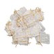 thumbnail image 5 of 100 bolsas de organza con diseño de luna y estrella, de 7 x 8,9 cm, transparentes, con cordón, para regalo de boda, fiesta, color blanco., 5 of 14