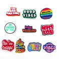 thumbnail image 1 of Juego de dijes de cocodrilo para niños, alfabeto, animales, comida, plantas, accesorios de PVC, sandalias, decoraciones, Jibz, regalo de Navidad, 25 tipos, 1 of 4