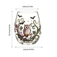 thumbnail image 2 of Halloween Stemless Glass, 15oz Patterned Tumbler, Spooky Pumpkin Print Drinkware for Party,, 2 of 6