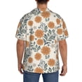 thumbnail image 3 of Yiaed Sunflowers 5 Print Mens Casual Wrinkle Free Shirts Short Sleeve Button Down Summer Stretch Dress Shirt-X-Large, 3 of 5