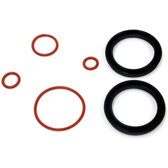 iFJF Fuel Filter Primer Seal Rebuild Kit for 2001-2013 GM Duramax Fuel Filter Housing with 4 Viton O-Rings and 2 Buna Nitrile Plunger Cups