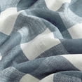 thumbnail image 3 of Elrene Home Fashions Grainger Buffalo Check Blackout Window Curtain, Chambray, 52" x 95", 3 of 3