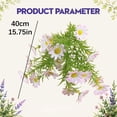 thumbnail image 3 of YardChic 1Pc Artificial Daisy Bouquet, Artificial Faux Flowers Plants for Outdoors Outside Spring Summer Decoration, Fake Flowers Plant Greenery UV Resistant for Planters Porch Patio Garden Home, 3 of 5