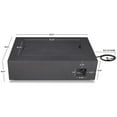 thumbnail image 7 of Afuera Living Powder-Coated Stainless Steel Slate Rectangular Fire Table 50,000 BTU 50"x32"x15" Unassembled, 7 of 7
