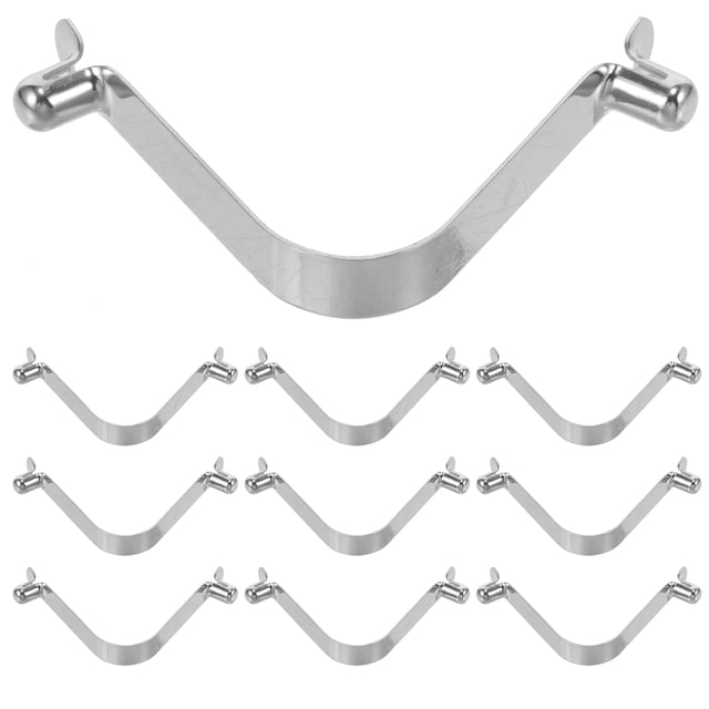 Miangastore 10pcs Snap Clip Kayak Paddle Spring Snap Clip Pole Push Button Spring Clip Supply