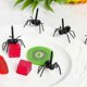 thumbnail image 3 of 12/24/36pcs Fruit Fork Ant Toothpicks Children Dessert Fork, Reusable Ant Food Pick For Snack Cake, 3 of 5