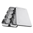 thumbnail image 4 of Caja de Condimentos Cola Acero Inoxidable 6/8 Tarros de Condimento a Granel, 4 of 8