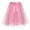 Pink, variant on Ahuyic Little Girl Short Skirts,Kids Summer Casual Skirts,2-17Years Girl's Sweet Solid Color Lace Mesh Glitter Pleated Skirt Half Skirt