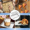 thumbnail image 4 of Dosaele Plaque de Cuisson avec Grille Ensemble 9.2” x 6.8” - Ensemble Simple avec Demi-Feuille et Grille en Acier Inoxydable pour Cuisson, 4 of 7