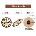 thumbnail image 7 of Bat Decor Wall Clock with Unique Design for Home 10-Inch Silent Wooden Wall Clock, Battery Operated (AA Batteries Not Included), Artistic Home Decor, 7 of 7