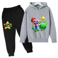 thumbnail image 1 of Conjunto de sudadera con capucha de Super Mario bros para niños, chaqueta para niños, ropa de primavera y otoño, suéter para niños de 3 a 14 años, venta, nuevo, 1 of 1