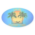 thumbnail image 1 of CafePress - Island Time Sticker - Sticker (Oval), 1 of 1
