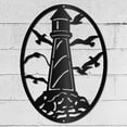 thumbnail image 7 of Tower Metal Wall Art Decor Black Wall Silhouette Hanging Decor Iron Wire Wall Art Sculpture Decoration Sign Hollow Out Minimalist Seagull Ornament for Indoor Outdoor Home 12 x 8.7Inch, 7 of 7