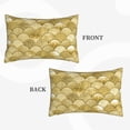 thumbnail image 2 of Honeii Mermaid Fish Scale Pattern Decorative Throw Pillow Case - Elevate Your Couch, Sofa, or Bed with Stylish Home Decor-20"x30", 2 of 6