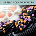 thumbnail image 2 of Black Cocoa Powder for GGA1 Baking (1 lb) - Processed Dark Cocoa Powder, Alkalized, Unsweetened Chocolate Flavor | Natural Food Coloring Substitute | Vegan, Gluten & Sugar-Free, Keto Friendly, 2 of 3