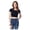 Black - 001, variant on Aeropostale Womens Lace Bodycon Crop Graphic T-Shirt, Black, Juniors, X-Large
