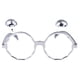 thumbnail image 4 of Anteojos Divertidos Salvador Unisex Disfraz Plata, 4 of 8