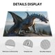 thumbnail image 3 of Fotbe Wild Blue Cool Dragon Alfombrilla de Secado para Cocina con Estampado, 18x24 Pulgadas, 3 of 7
