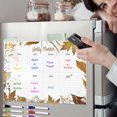 thumbnail image 4 of YAOMOBB Acrylic Board Re writable Transparent Acrylic Weekly Planner Magnetic Stickers for Smooth Organization, 4 of 7