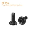 thumbnail image 3 of Unique Bargains Flanged Button Head Socket Cap Screws, 50 Pack M4x12mm 304 Stainless Steel Bolts, 3 of 5