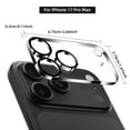 thumbnail image 4 of Elegant Choise for iPhone 17 Pro/17 Pro Max Case 5 Piece Set - With 3x Screen Protectors & 2x Camera Lens Protectors, 4 of 19