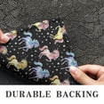 thumbnail image 6 of Black Cartoon Colorful Unicorn Pattern Door Rugs,Washable Non Slip Door Mats Indoor,Decorative Door Mats,Entry Mat Indoor for Entrance,Bedroom,Kitchen,Bathroom,16"x24", 6 of 6