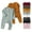 Grey, variant on Baby Boys Girls Crewneck Jumpsuits for Newborn Solid Color Long Sleeve Romper Bodysuit Spring Fall Onesies Pajamas 0-18M