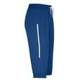 thumbnail image 6 of Tbopshirt Capri Pants for Women Summer High Waisted Solid Color Matching Slim Fitting Yoga Gym Pants,Plus Size Pants for Women, 6 of 8