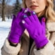 thumbnail image 4 of Guantes de Invierno Tejidos, Adornos de Cristal de Colores Variados, Mitones de Ganchillo de Dedo Completo con Buena Elasticidad para Niñas, Niños, Mujeres, 4 of 7