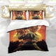 thumbnail image 5 of Leyendas de Karate Kids Conjunto de sábanas temático, trío de piezas, cómodo y amigable con la piel, diseño único, regalo de decoración para el hogar para familiares, amigos y fans,140cm *210cm, 5 of 6