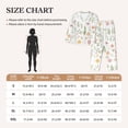 thumbnail image 4 of Lsque Wildflower Watercolor 2 Pattern Long Sleeve Pajama Set for Women - Soft 2-Piece Sleepwear and Loungewear Set with Pockets, Comfy Nightwear-Large, 4 of 7